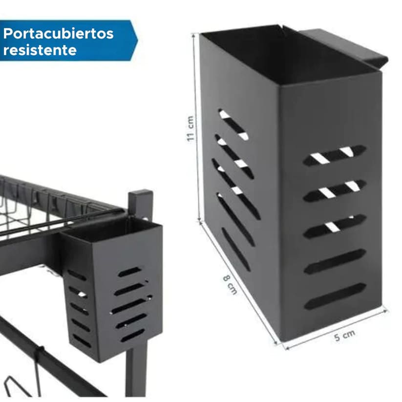 ESCURRIDOR Y ORGANIZADOR DE COCINA ACERO INOXIDABLE 🍽️ | 85cm x 52cm