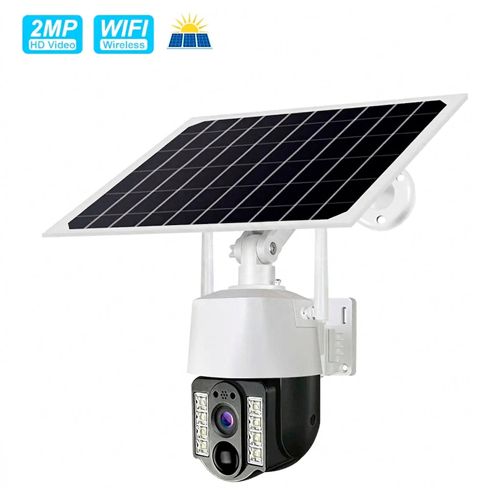 CAMARA DE SEGURIDAD SOLAR 📷☀️ | NOCTURNA 360° ULTRA HD CON WIFI