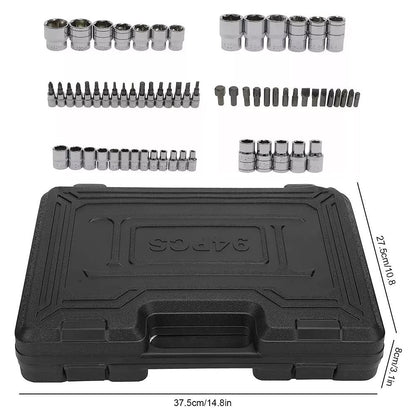 CAJA DE HERRAMIENTAS | INCLUYE 94 PIEZAS PROFESIONALES 🛠️