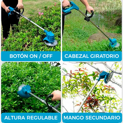 COMBO CORTADORA Y MINI MOTOSIERRA TASBEL™ 98V | INCLUYE 2 BATERÍAS Y CUCHILLAS DE REGALO 🎁