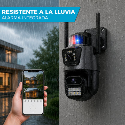 CAMARA DE SEGURIDAD 📷🏡 | DOBLE LENTE 360° ULTRA HD CON WIFI