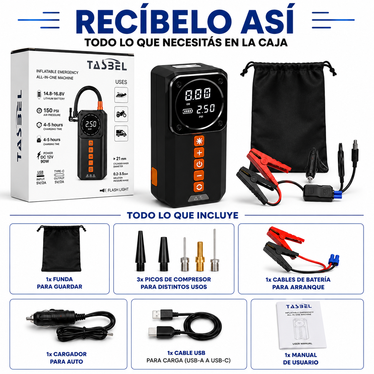 PARTIDOR TASBEL™ MULTIFUNCION 4 EN 1 | SIEMPRE SEGURO⚡️