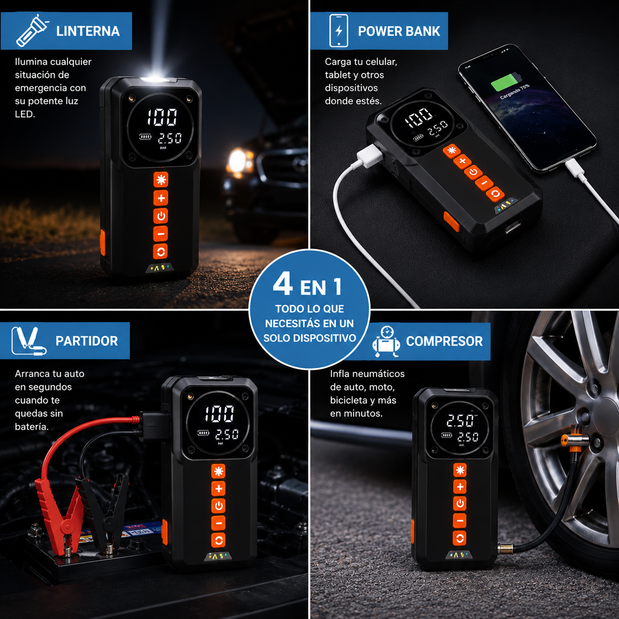 PARTIDOR TASBEL™ MULTIFUNCION 4 EN 1 | SIEMPRE SEGURO⚡️