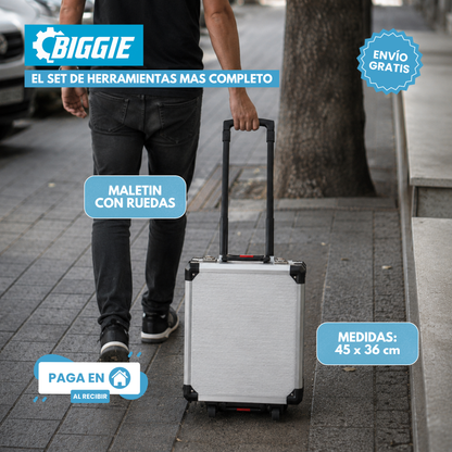 MALETIN DE HERRAMIENTAS | CONTIENE 187 PIEZAS PROFESIONALES ⚒️