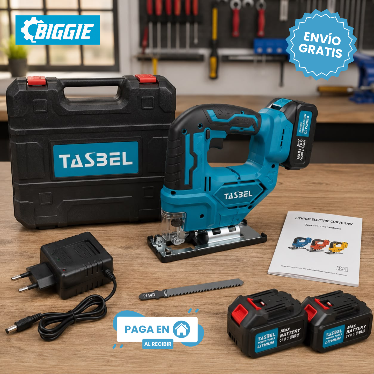 CALADORA INALÁMBRICA TASBEL™ | 2 BATERIAS DE REGALO 🎁