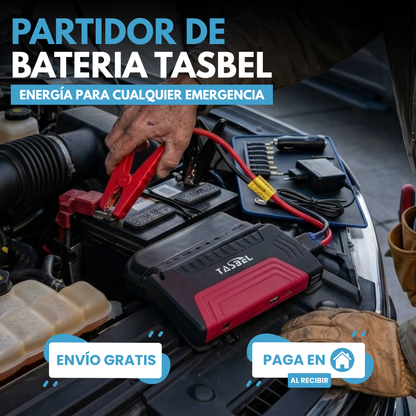 PARTIDOR DE BATERÍA TASBEL™ | 20 ARRANQUES CON UNA CARGA ⚡️