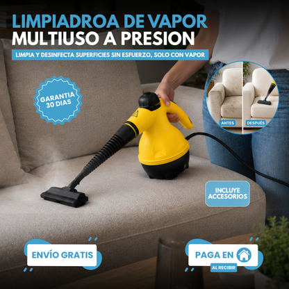LIMPIADOR A VAPOR DE ALTA PRESIÓN | ACCESORIOS DE REGALO 💨
