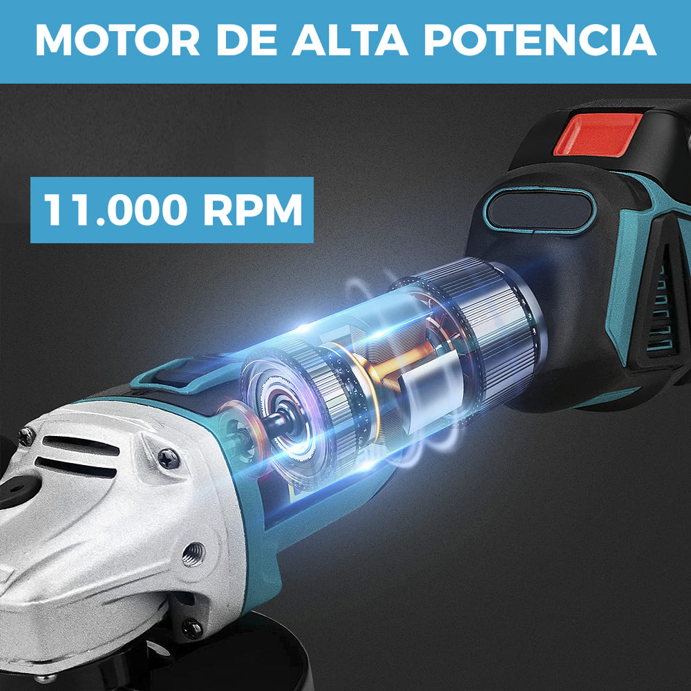 ESMERIL TASBEL™ INALÁMBRICO 98V | INCLUYE 2 DISCOS Y BATERÍAS DE REGALO 🎁