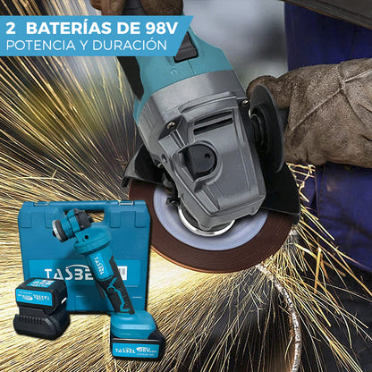 ESMERIL TASBEL™ INALÁMBRICO 98V | INCLUYE 2 DISCOS Y BATERÍAS DE REGALO 🎁