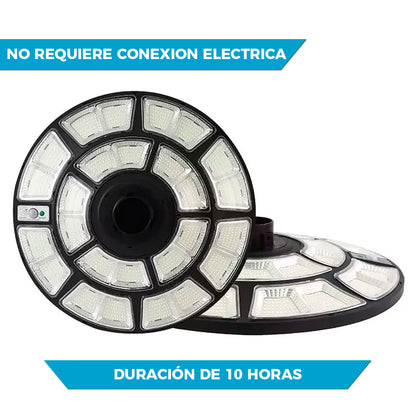 FOCO SOLAR CIRCULAR INALAMBRICO UFO | 2000 WATTS ⚡