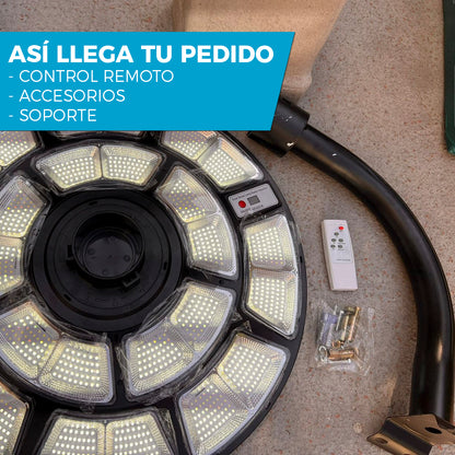 FOCO SOLAR CIRCULAR INALAMBRICO UFO | 2000 WATTS ⚡