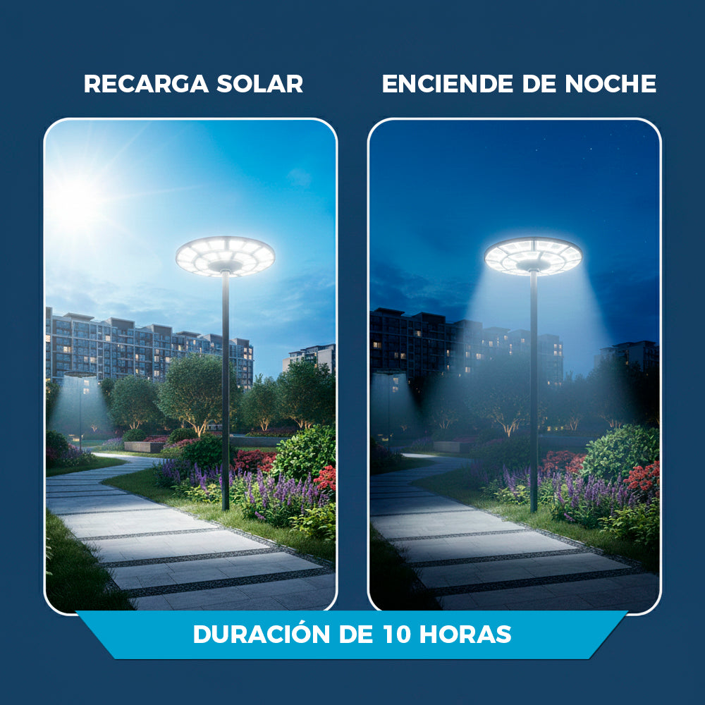 FOCO SOLAR CIRCULAR INALAMBRICO UFO | 2000 WATTS ⚡
