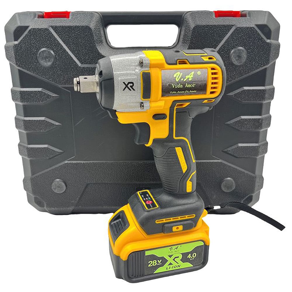 LLAVE DE IMPACTO CON ACCESORIOS | INCLUYE 2 BATERÍAS DE REGALO 🎁