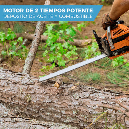 MOTOSIERRA BENCINERA TASBEL™ | ESPADA DE 20 PULGADAS