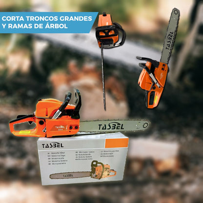 MOTOSIERRA BENCINERA TASBEL™ | ESPADA DE 20 PULGADAS