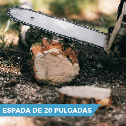 MOTOSIERRA BENCINERA TASBEL™ | ESPADA DE 20 PULGADAS