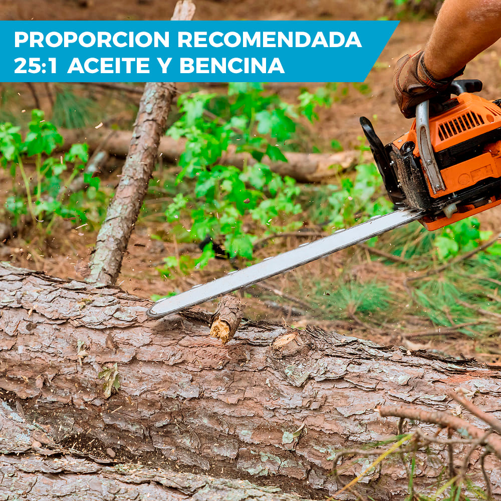 MOTOSIERRA BENCINERA TASBEL™ | ESPADA DE 20 PULGADAS