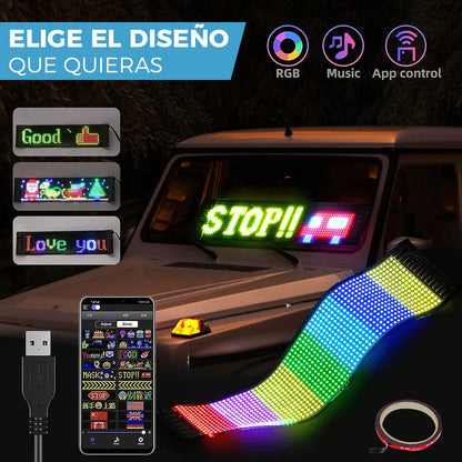 PANTALLA LED FLEXIBLE Y PERSONALIZABLE | 32cm x 16cm