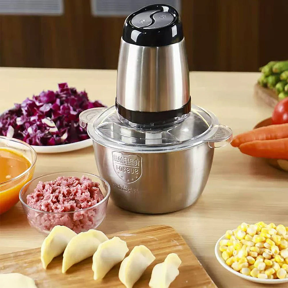 PICADORA ELÉCTRICA DE ACERO INOXIDABLE TASBEL™ | CON 2 VELOCIDADES