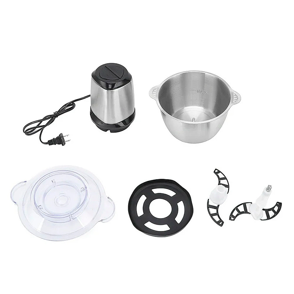 PICADORA ELÉCTRICA DE ACERO INOXIDABLE TASBEL™ | CON 2 VELOCIDADES