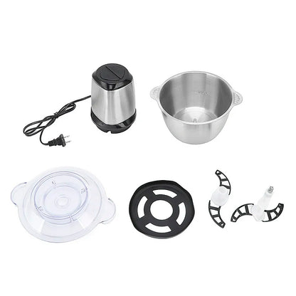 PICADORA ELÉCTRICA DE ACERO INOXIDABLE TASBEL™ | CON 2 VELOCIDADES