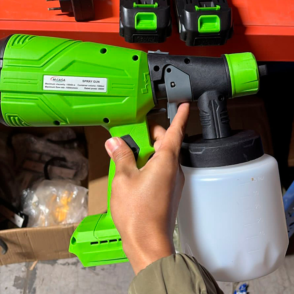 PISTOLA DE PINTURA MCASA™ 48V | INCLUYE 2 BATERÍAS DE REGALO