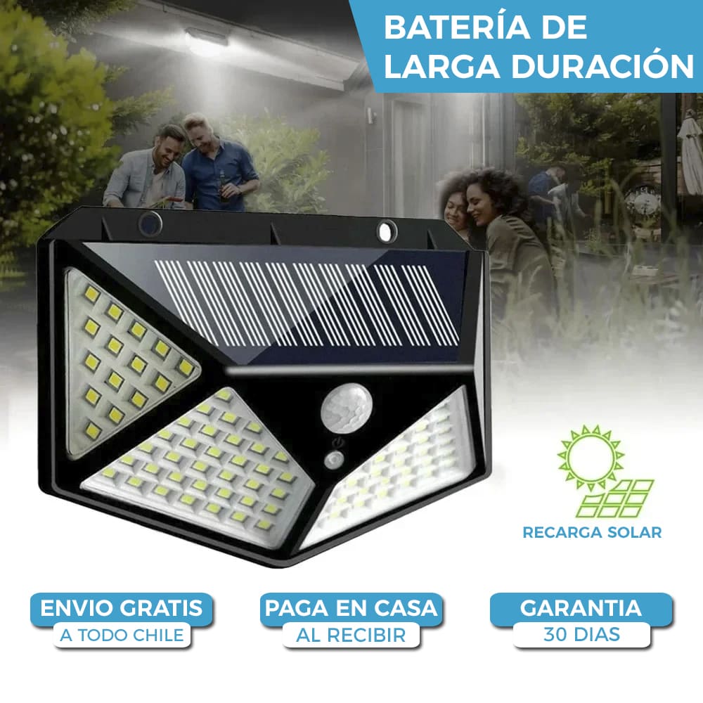 REFLECTOR SOLAR CON SENSOR DE MOVIMIENTO | PAGA 1 Y LLEVA 2 🎁