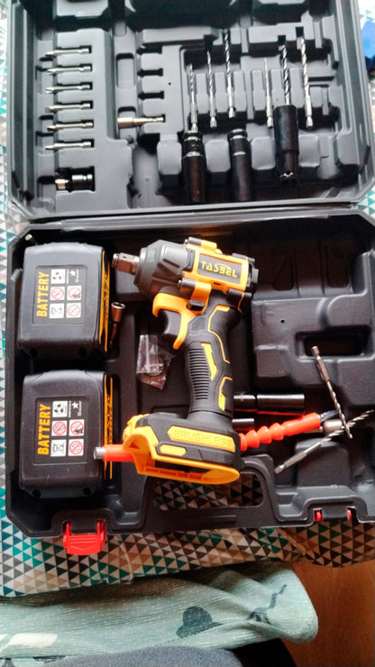LLAVE DE IMPACTO TASBEL™ 98V | INCLUYE 2 BATERÍAS DE REGALO 🎁