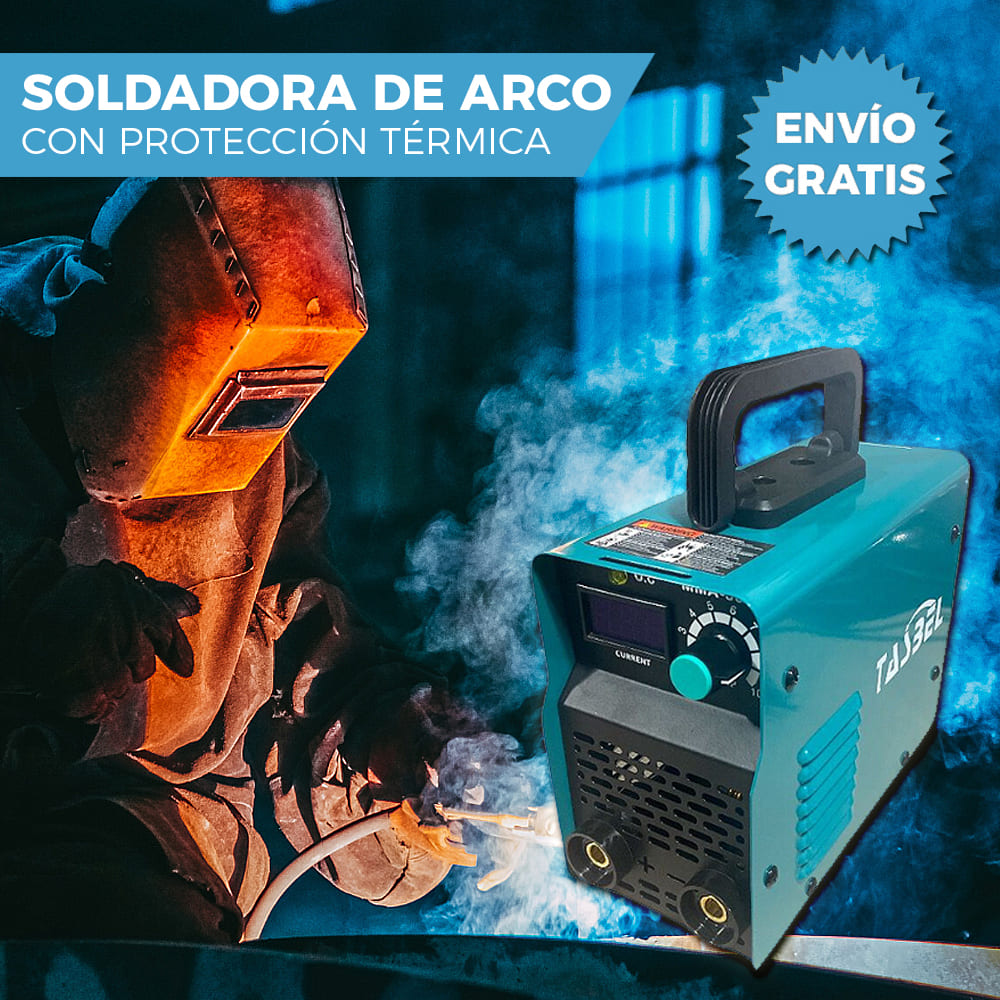 SOLDADORA DE ARCO 350 AMPERIOS TASBEL™ | INCLUYE MÁSCARA DE REGALO 🎁