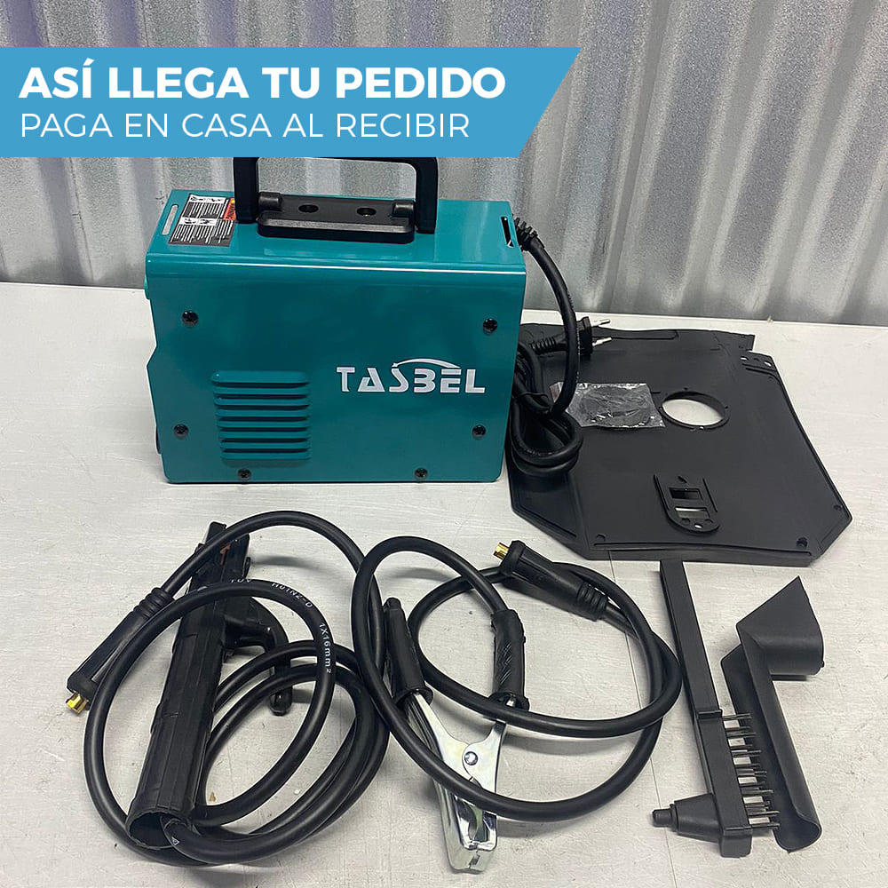 SOLDADORA DE ARCO 350 AMPERIOS TASBEL™ | INCLUYE MÁSCARA DE REGALO 🎁