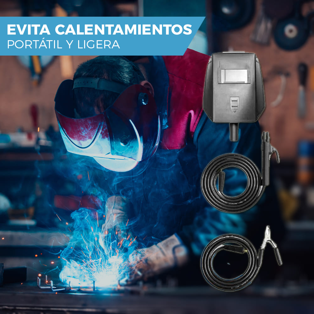 SOLDADORA DE ARCO 350 AMPERIOS TASBEL™ | INCLUYE MÁSCARA DE REGALO 🎁