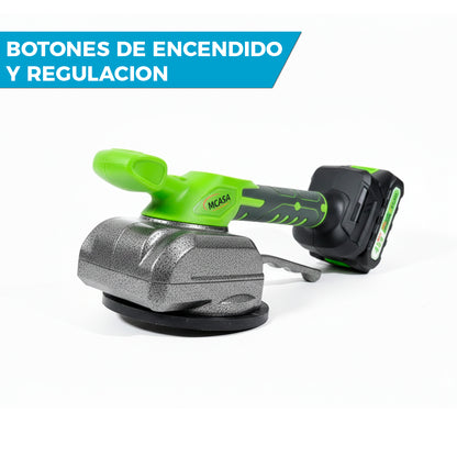 VIBRADOR DE BALDOSAS 48V | INCLUYE 2 BATERIAS DE REGALO 🎁