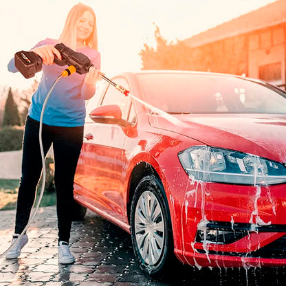 HIDROLAVADORA INALÁMBRICA DE ALTA PRESIÓN TASBEL™ | INCLUYE 2 BATERÍAS DE 98V