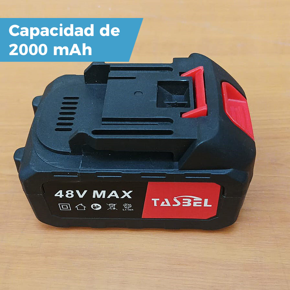 BATERÍA RECARGABLE 48V TASBEL™ | COMPATIBLE CON CUALQUIER HERRAMIENTA 🔋