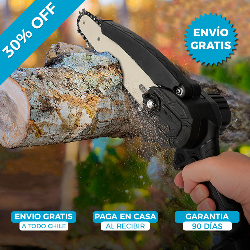 MINI MOTOSIERRA TASBEL™ 98V | INCLUYE 2 BATERÍAS DE REGALO 🎁