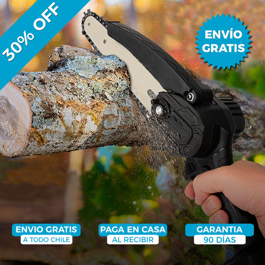 MINI MOTOSIERRA TASBEL™ 98V | INCLUYE 2 BATERÍAS DE REGALO 🎁