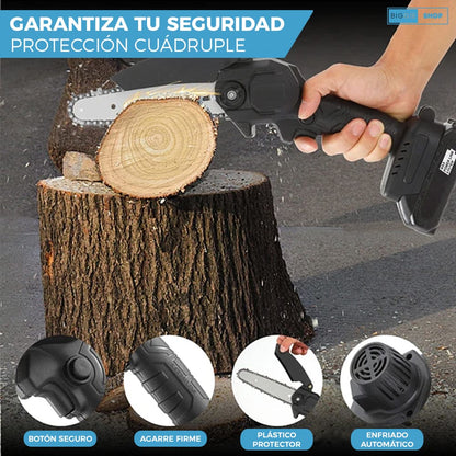 COMBO CORTADORA Y MINI MOTOSIERRA TASBEL™ 98V | INCLUYE 2 BATERÍAS Y CUCHILLAS DE REGALO 🎁